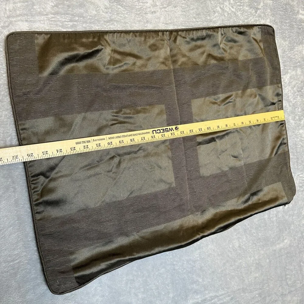 MACY's HOTEL COLLECTION FRAME STANDARD PILLOW SHAM Linen Blend Set of 2